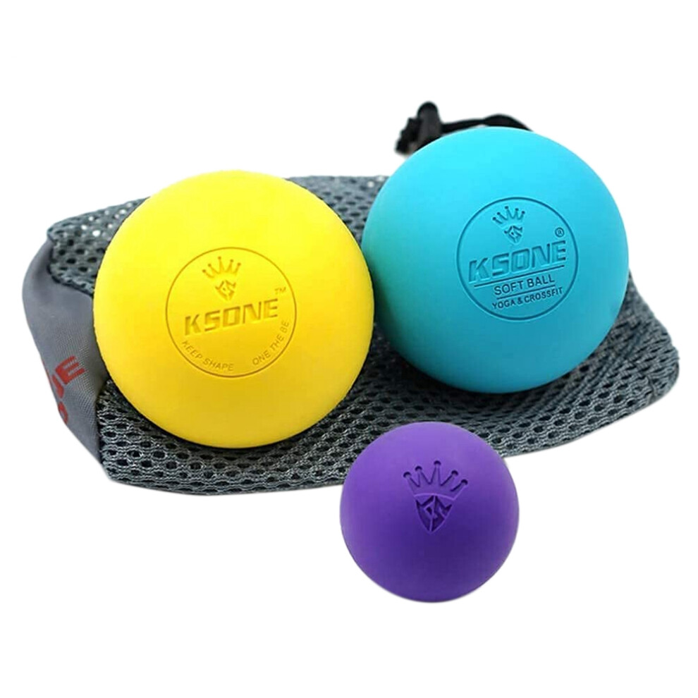 Istovo Ksone Lacrosse Massage Set-Muscle Massage Roller-Deep Tissue Balls-Hard And Soft Massage With