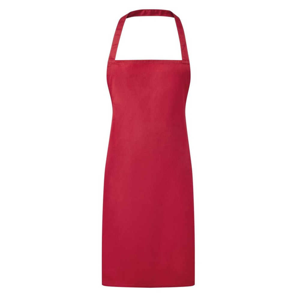 Premier (One Size, Red) Unisex Adult Essential Full Apron