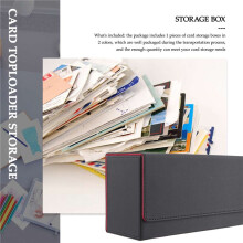 Kaart Toploader Opslag,Trading Cards Opbergdoos voor 300+ Cards Top Loader voor Magic Cards Honkbal Cards Trading Cards