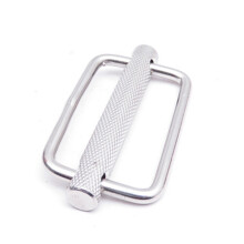 50Mm 316 in Acciaio Inox Fibbia a Scorrimento Triglide Tessitura Cursore Cinghia Keeper Imbracatura Cinturino in Vita Tracolla Regolare