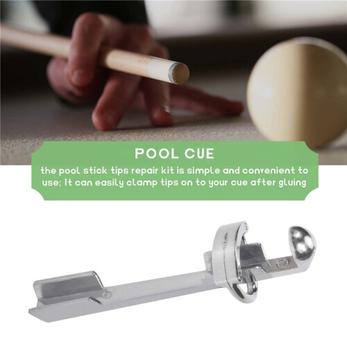 Pince Queue Billard 3 PièCes SéRies Pince Pointe de Queue de Billard Kit de RéParation de Pointe de Queue de Billard en Alliage pour Accessoires de 2