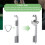 Pince Queue Billard 3 PièCes SéRies Pince Pointe de Queue de Billard Kit de RéParation de Pointe de Queue de Billard en Alliage pour Accessoires de 2