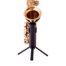 Portable Foldable Sax Holder Stand with Metal Leg Base Foldable for Alto Saxophone