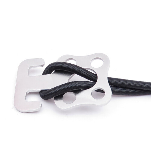 Scuba Diving SS Plate Hook con Bungee per Backmount Sidemount BCD e Muta Stagna 2