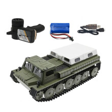 E-1 Serbatoio Telecomandato 29CM Serbatoio RC 1/16 2.4G Giocattoli Elettrici GAZ 71 Fit WPL E-1 per Bambini Regali di Compleanno per Ragazzi,1B