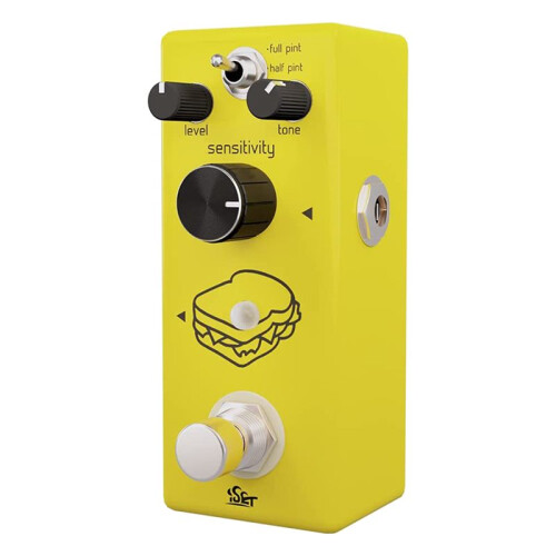 ISET Compressore Pedale per Chitarra Sandwich Comp per Basso Elettrico True Bypass 1