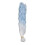 Fascetta di capelli per bambole 30 cm 1 m Gradiente bianco-blu 15