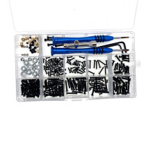 M2 M2.5 M3 Vis Kit de Fixation Manches Clé Hexagonale Outil pour 12423 12427 12428 12429 1/12 RC Voiture PièCes de Rechange