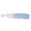 Weft di capelli per bambola, gradiente bianco-blu, lunghezza 1 m, larghezza 30 cm 3