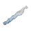 Weft di capelli per bambole gradiente bianco-blu 30cm/1.0m 15