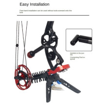 Arco da Caccia Stabilizzatore Professionale Asta da 8 Pollici Ammortizzatore per Tiro con L'Arco con Ammortizzatore in Gomma per Accessori per Tiro