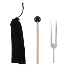 Sintonizzatore un Diapason 528 Hz con Martello per Chakra Curativo, Terapia del Suono, Mantenimento di Corpo, Mente e Spirito nel Perfetta Armonia