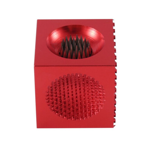 5 Tools in 1 Pool Cue Tip Maintenance, Tapper, Perforator, Shapers - the Last Tip Tool Pool Cue Tips,Red 2