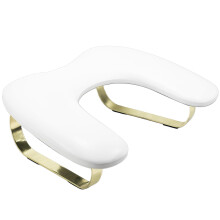 U Shaped Nail Arm Rest: Golden Arc Stand Hand Rest for Nails - 45? Angled Ergonomic Wrist Support for Nail Art Professionals & Home Use - Manicure &