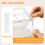 Stebopum 3 Pack Stackable Plastic Storage Drawers Clear Drawer Organiser Acrylic Makeup Organiser,Ideal for Bathroom Storage Box,Vanity, Kitchen 4