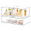 Stebopum 3 Pack Stackable Plastic Storage Drawers Clear Drawer Organiser Acrylic Makeup Organiser,Ideal for Bathroom Storage Box,Vanity, Kitchen 1