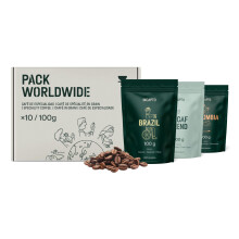 Incapto World Coffee Tasting Pack ? 10 Specialty Coffees | 100% Arabica | Naturally and Artisanally Roasted | Perfect Coffee Gift | 10 x 100g Packs