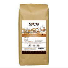 Coffee Masters Brazil Carbon Conscious Cafetiere Ground Coffee 1kg - Single Origin, 100% Arabica Beans - Medium Roasted Brazilian for Cafetiere