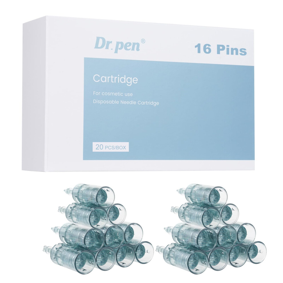 Bestauty Dr.pen M8 Cartridges 16 Pins, 20Pcs Dr.pen Cartridges For Microneedling Pen M8/M7s Model, Authentic Disposable Microneedling Cartridges (16 Pins,