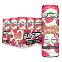 EHP Labs OxyShred Infinity Caffeine Free Energy Drink - Sugar Free Energy Drinks with L Theanine & Vitamins for Clean Energy, Focus & Mood Support -