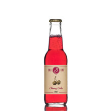 Three Cents Artisanal Beverages - Cherry Soda - 200ml - Pack of 24 Bottles