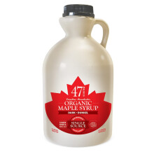47? North Single Source Canadian Organic Maple Syrup Grade A Dark Robust 1000ml