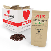 Amorcaffe Intenso PLUS taste Coffee Beans 6x1kg - 6 kg