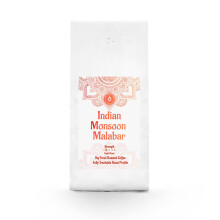 Roast Shop Coffee, 1kg Beans Freshly Roasted Indian Monsoon Malabar Arabica, Single Origin, Seasonal Source, Light Roast