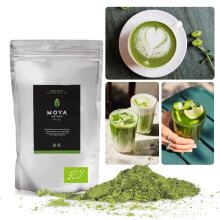Organic Moya Matcha Daily Tea Green Powder | 250g Daily Grade (III) | Perfect for Drinking with Lattes, Smoothies &Lemonades