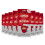 Lavazza Lavazza Qualit? Rossa Ground Coffee, Medium Roast, 250 g Each, 8-Pack 1