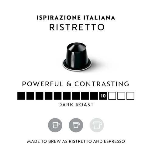 Nespresso Nespresso Caffe 50 x Ristretto Capsules - Original 1