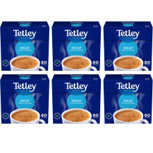 Tetley Everyday Original Decaf Black Tea Bags ? Smooth Decaf Blend - Great for All Day Enjoyment - Rainforest Alliance Certified - Full-Flavoured and
