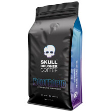 Skull Crusher Cognitive Enhancer Ground Coffee - Premium Rainforest Alliance Certified High Caffeinated Ground - Warning: World's Strongest Coffee