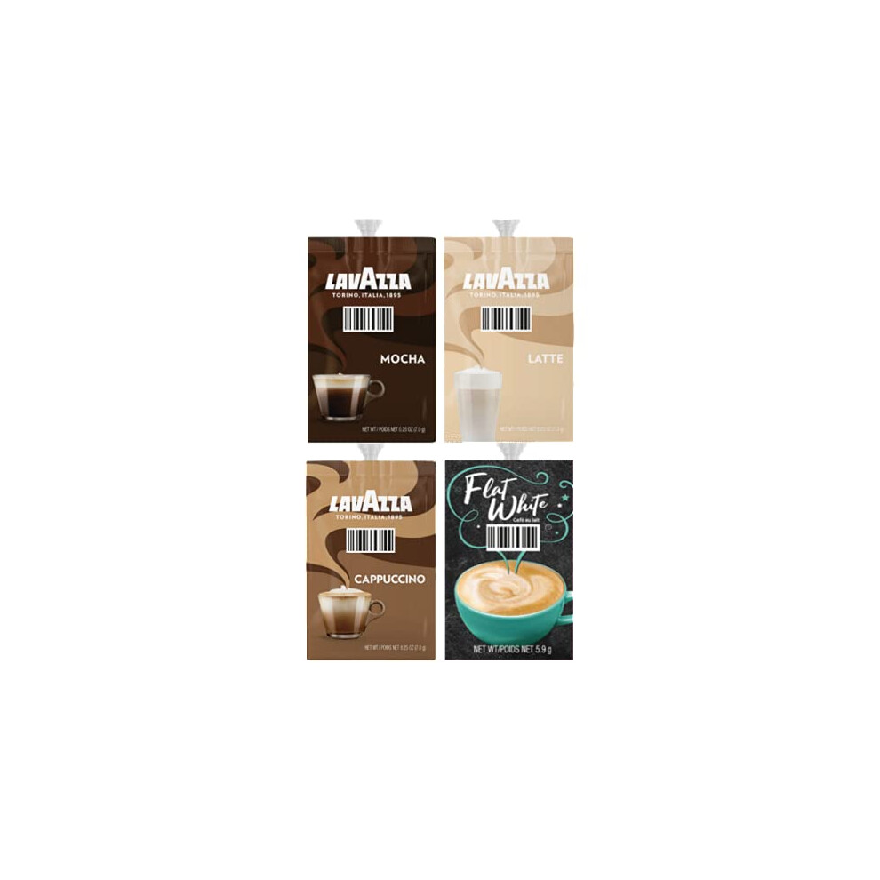 Lavazza 80 Flavia Indulgence Coffee Selection Drinks Sachets White