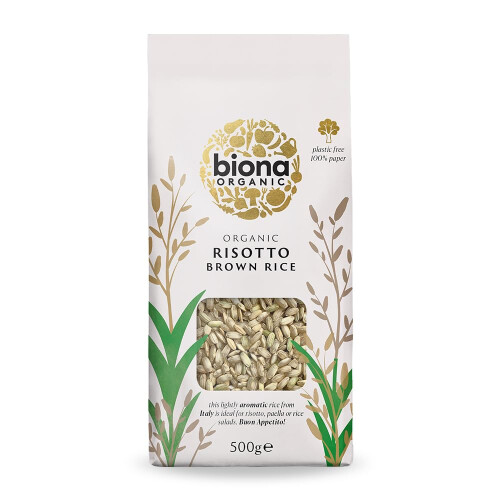 Biona Risotto Rice - Brown- Organic