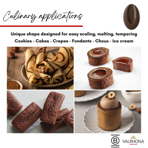 Valrhona Cara?be Baking Chocolate Chips 66%, 1 kg 2
