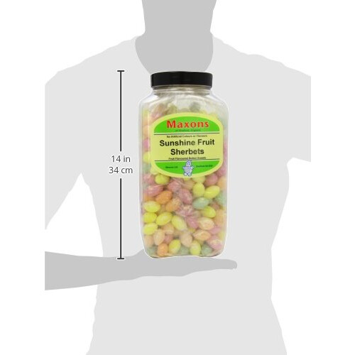 Maxons Sunshire Fruit Sherbets Jar 3.18 Kg 2
