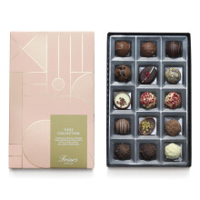 Friars Tipsy Chocolate Collection | 15 Luxury Assorted Alcoholic Belgian Chocolates | Ideal Present for Special Occasions | Whisky, Rum, Champagne