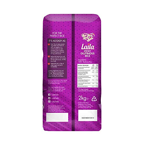 Laila Glutinous Rice (Brick Pack) 6x2KG 2