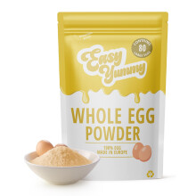 EASY YUMMY - Whole Egg Powder (1 kg) Free Range | Non-GMO | Gluten-Free | 100% Powdered Egg for Cooking and Baking | 80 eggs | Long Shelve Life | No