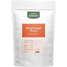 Everyday Superfood Dried Ginger Pieces 1.8kg, No Crystallised Sugar Coating Ginger Chunks, Sweet Hot and Spicy Ginger Root