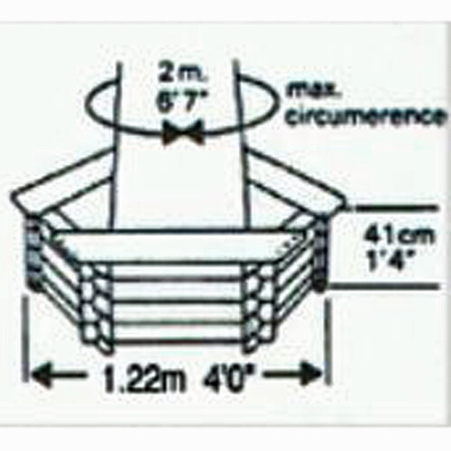 Medium Tree Seat / Planter - Timber - W122 x H41 cm 2
