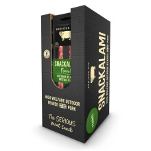 Serious Pig Snackalami Fennel Salami Snacks (12 x 30g)