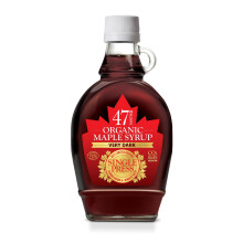 47? North Single Press Organic Canadian Maple Syrup Grade A 250g (250g, Very Dark)