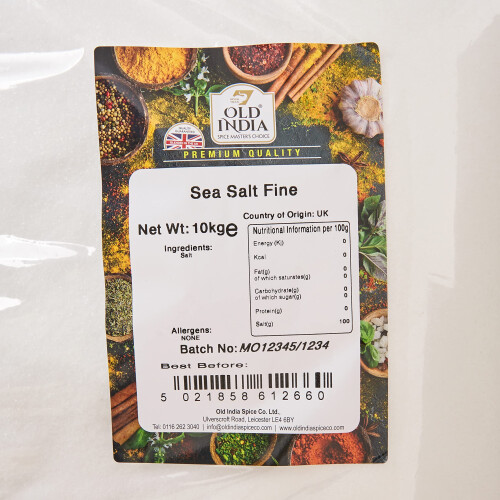 Old India Sea Salt Fine 10kg 1
