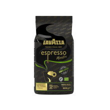 Lavazza, Espresso Maestro, Coffee Beans, Ideal for Espresso Machines, Balanced & Aromatic Taste, Intensity 9/10, Dried Fruit & Chocolate Notes, 100%