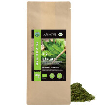 Alpi Nature Organic Wild Garlic 500g 1.1 lb, Dried and Chopped Wild Garlic Leaves for Cooking