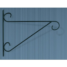 Large Bulldog Bracket - Steel Hanging Basket Holder - Steel - W38 cm - Black