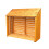 Small Log Store Garden Wood Stack Approx 5 x 2 Feet 1