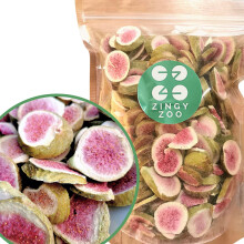 Freeze Dried Figs Slices | XL 300g Natural | No Added Sugar | Gluten Free Healthy Snack, Cake Decoration, Smoothie | Dry Figs Raw Freeze Dried Snack |